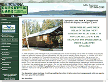 Tablet Screenshot of cupsupticcampground.com